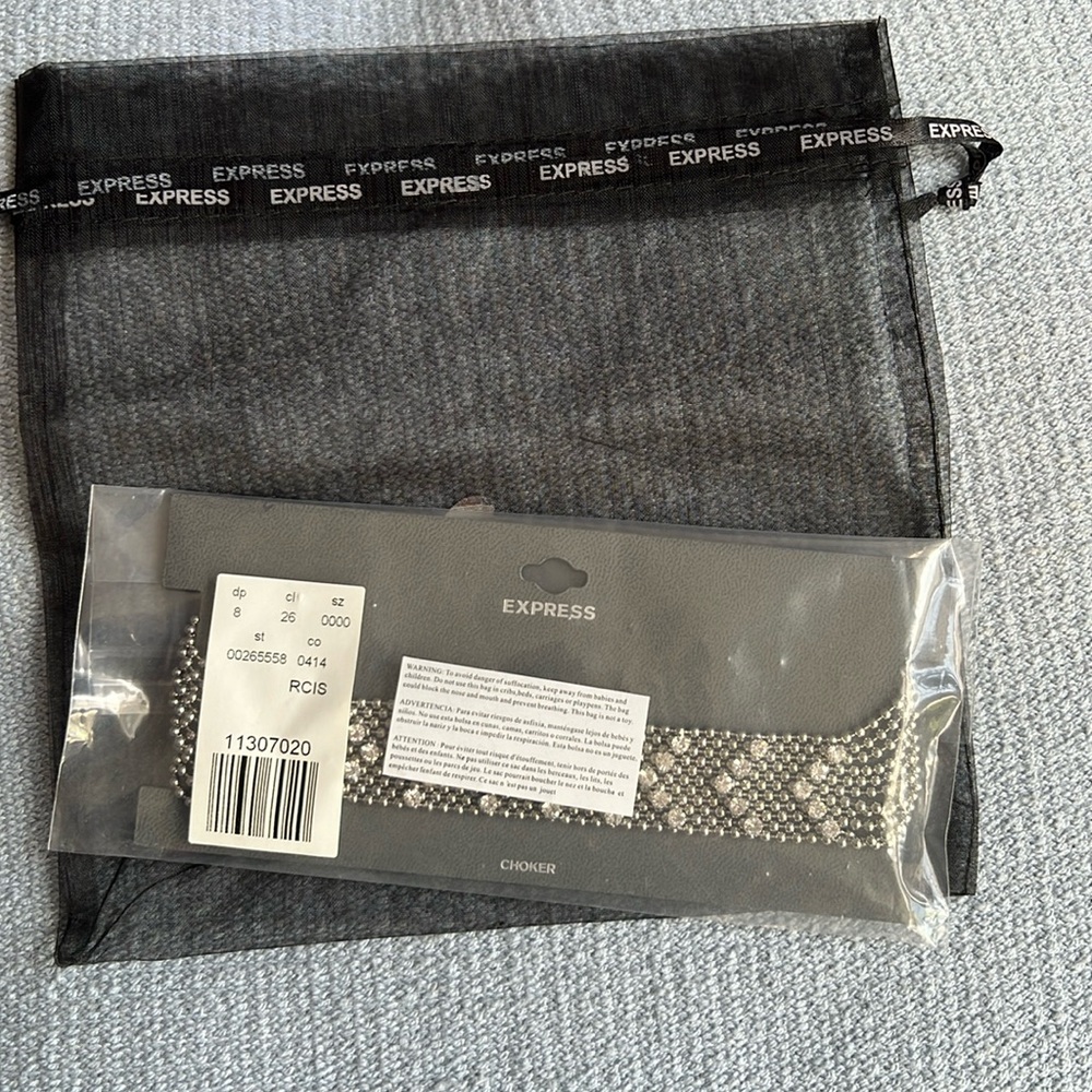 Express Choker Necklace -Sealed! NWT